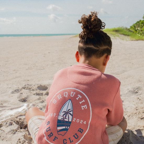 The Youth Coastal Crew Sweatshirt in Mauve