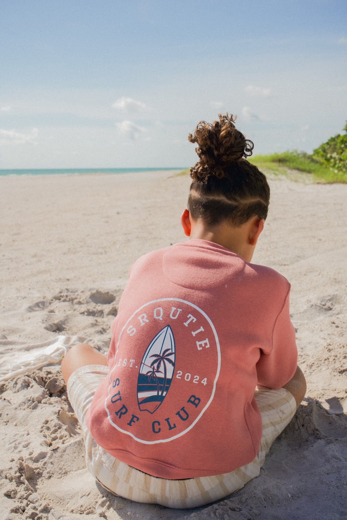 The Youth Coastal Crew Sweatshirt in Mauve