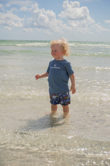 Lifestyle photo of the Toddler Little SRQutie Tee