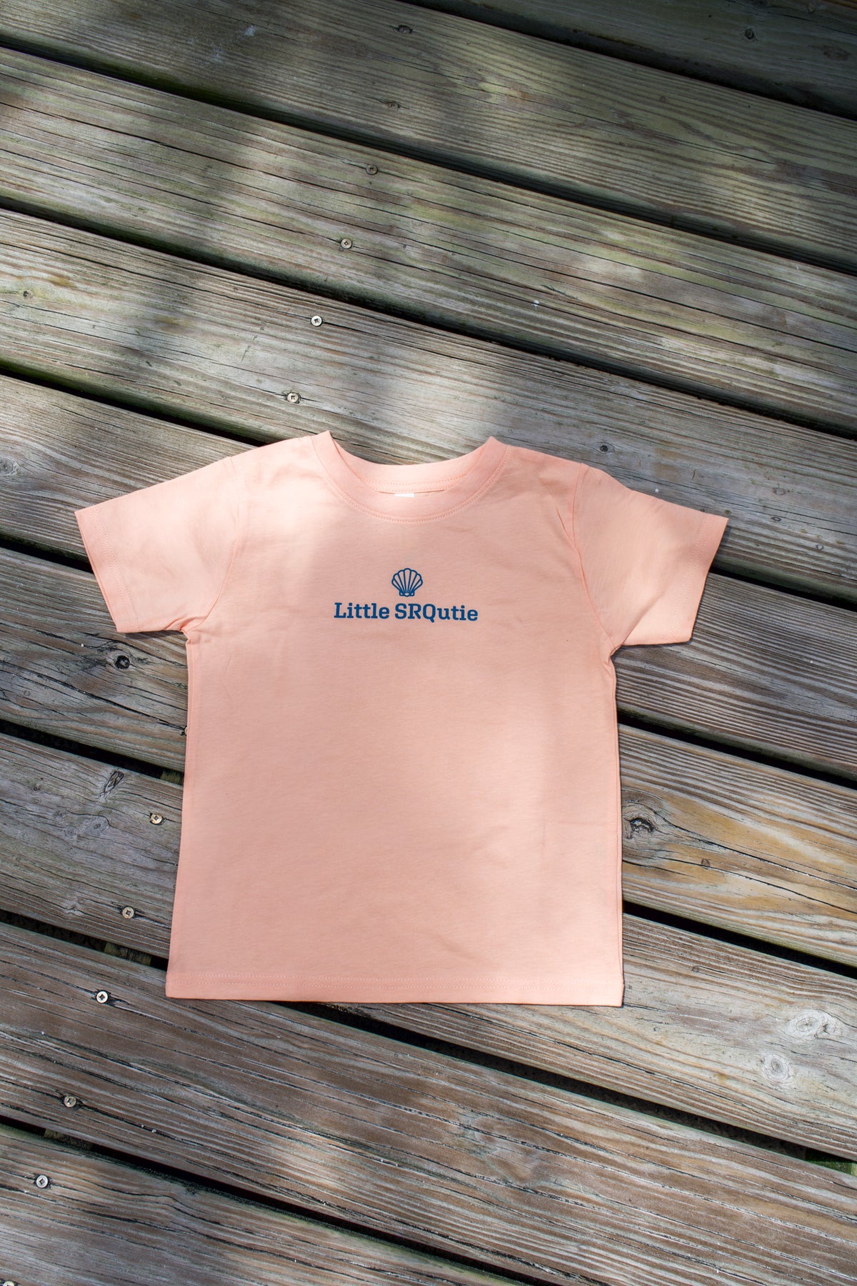 The Toddler Little SRQutie Tee in Peach