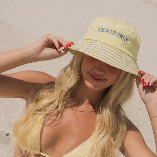 Lifestyle photo of the Locals Only Bucket Hat