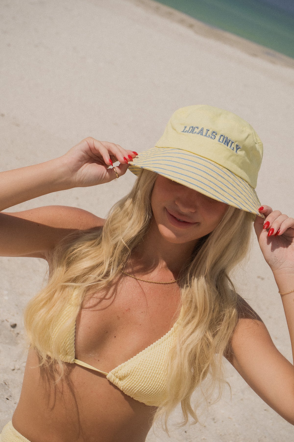 Lifestyle photo of the Locals Only Bucket Hat