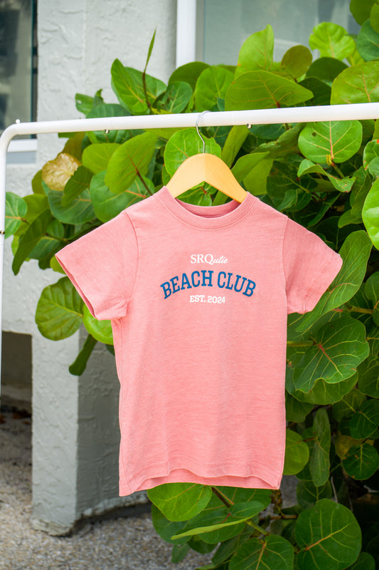 The Youth SRQutie Beach Club Tee in Mauve