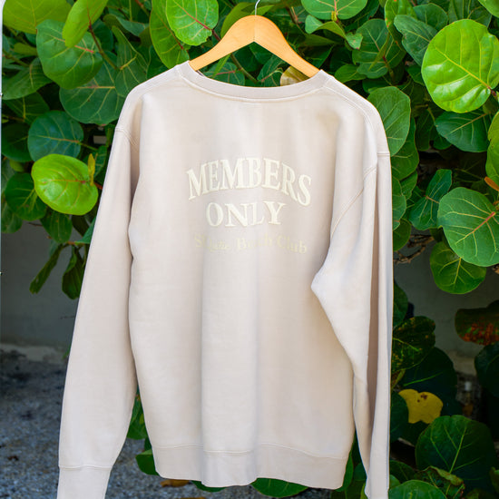 Back view of the Members Only SRQutie Sweatshirt