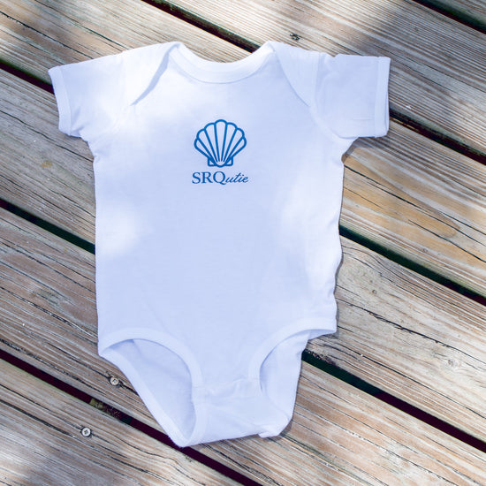 The Shell SRQutie Onesie in White