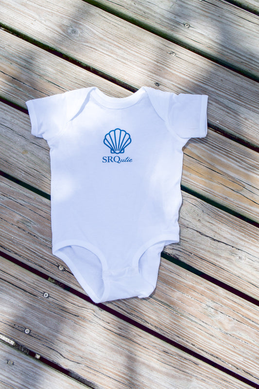 The Shell SRQutie Onesie in White