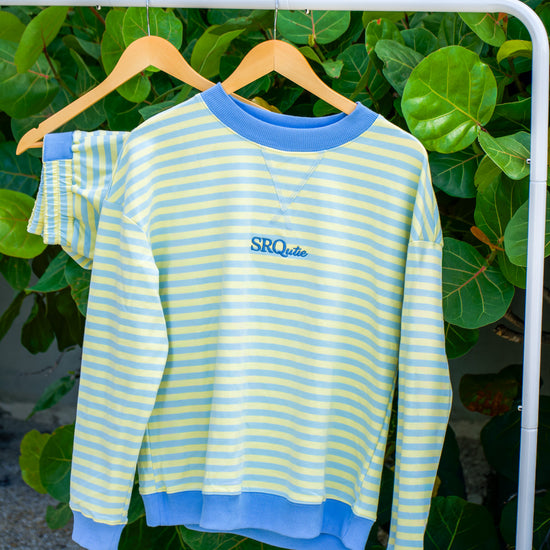The women's SRQutie Striped Short Set