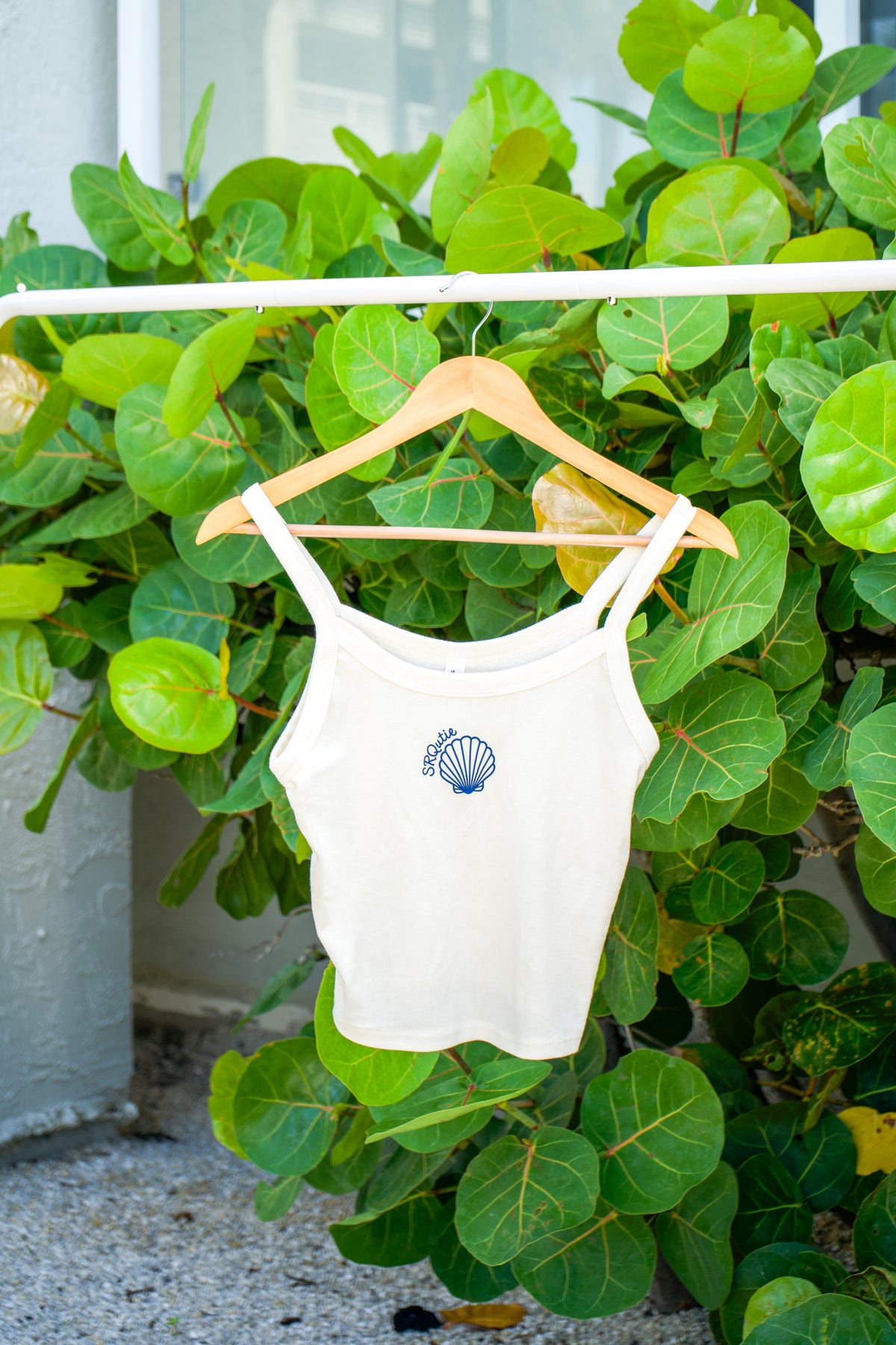 The women's SRQutie Shell Tank in Tan