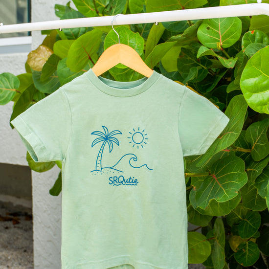The Youth Wave SRQutie Tee in Sage