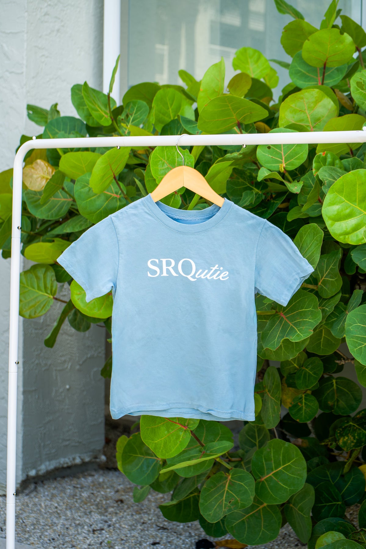 The Signature SRQutie Youth Tee in Glacier