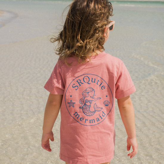 Lifestyle photo of the Youth Mermaid SRQutie Tee