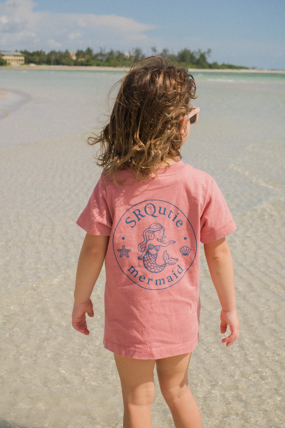 Lifestyle photo of the Youth Mermaid SRQutie Tee