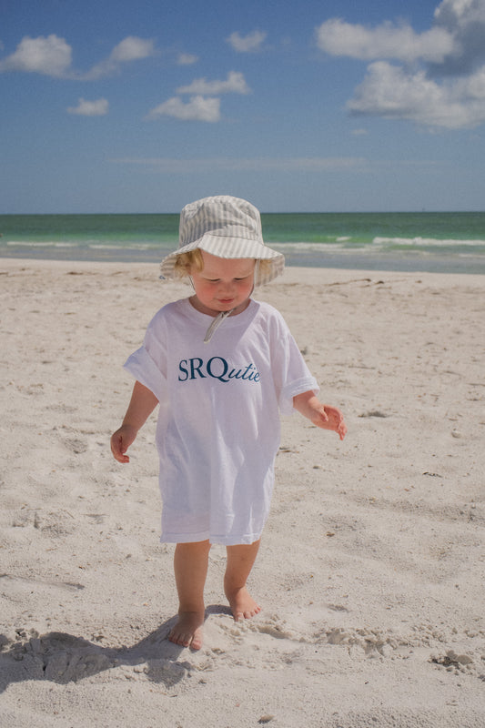 The Signature SRQutie Youth Tee in White