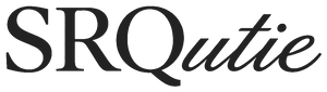 SRQutie wordmark, header