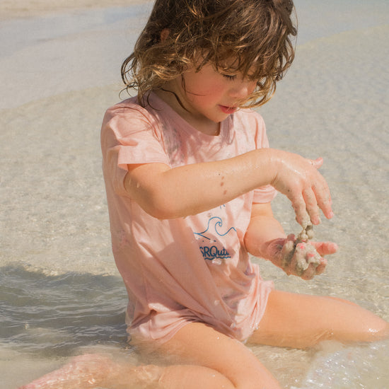 Lifestyle photo of the Toddler Wave SRQutie Tee